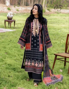 Adan's Libas SummerKari Lawn Collection 2023 – Black Pearl