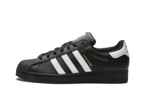 Adidas Superstar "Core Black Cloud White Gold"