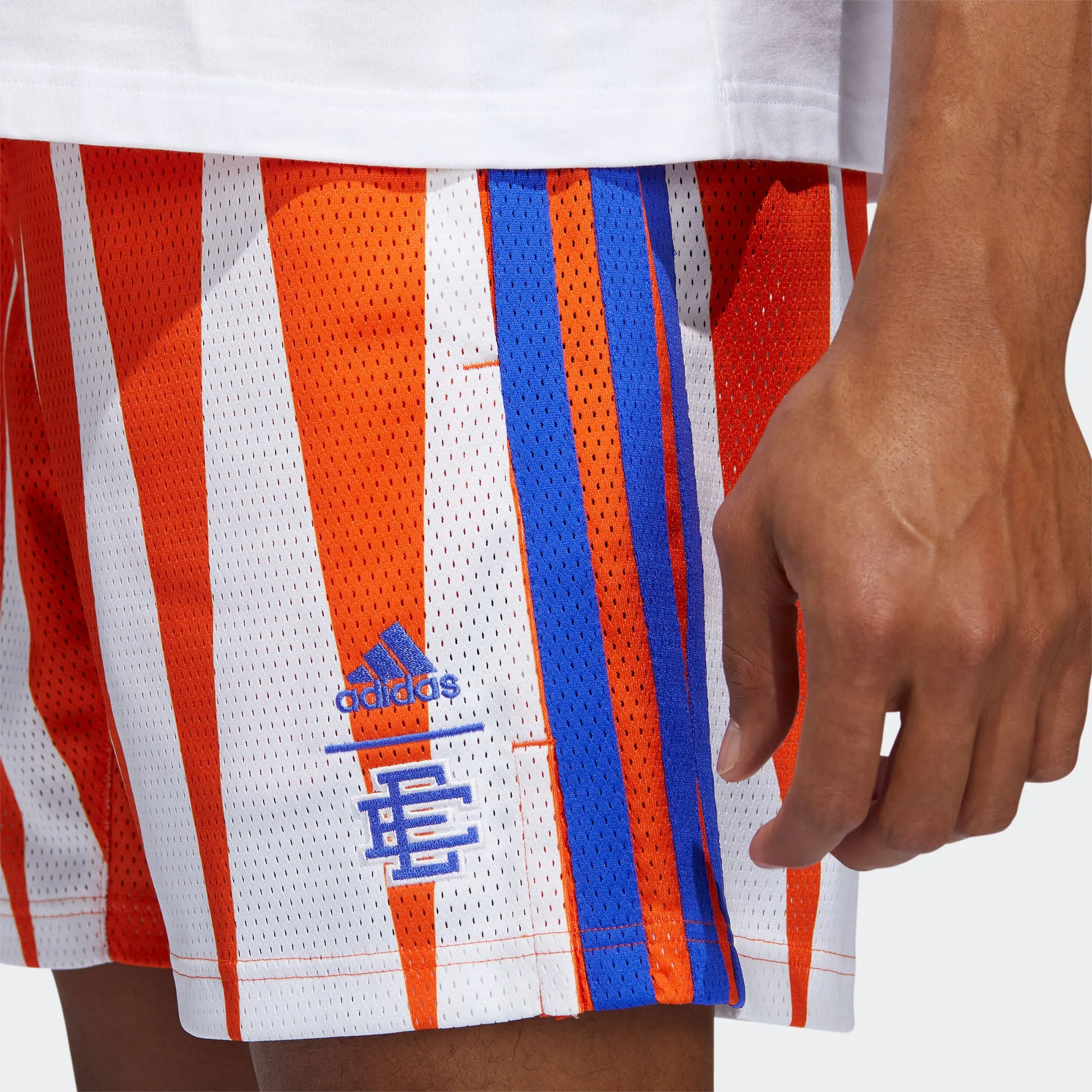 Adidas x Eric Emanuel Mens Hoops Summer Short 'Team Orange'