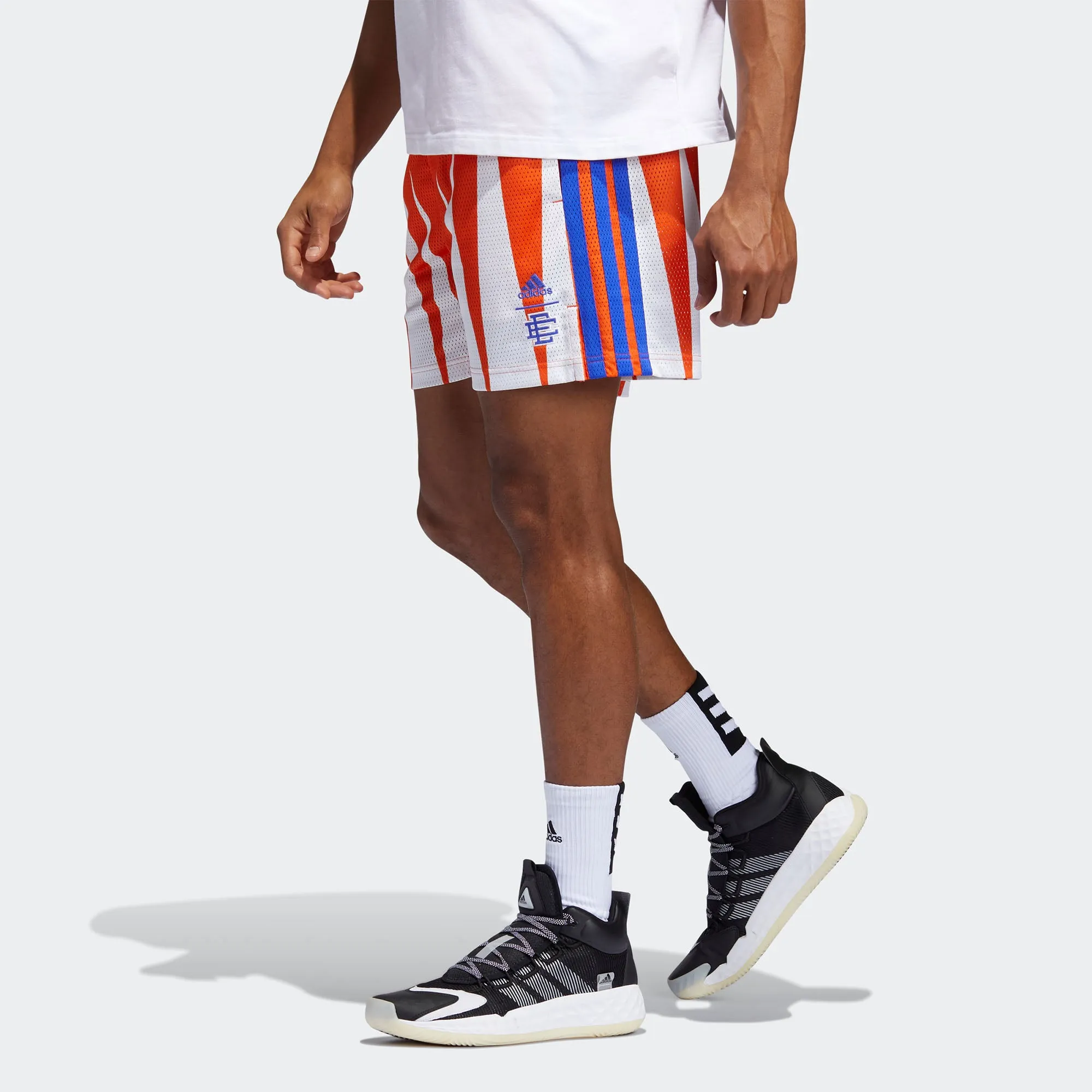 Adidas x Eric Emanuel Mens Hoops Summer Short 'Team Orange'