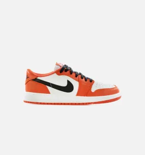 Air Jordan 1 Low OG Starfish Grade School Lifestyle Shoe - Orange/Black/White Limit One Per Customer