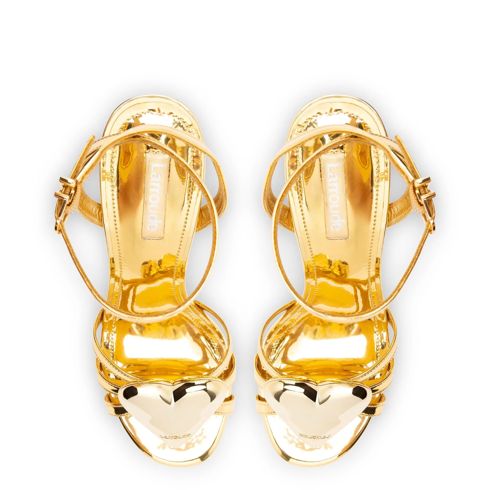 Amore Sandal in Gold Specchio