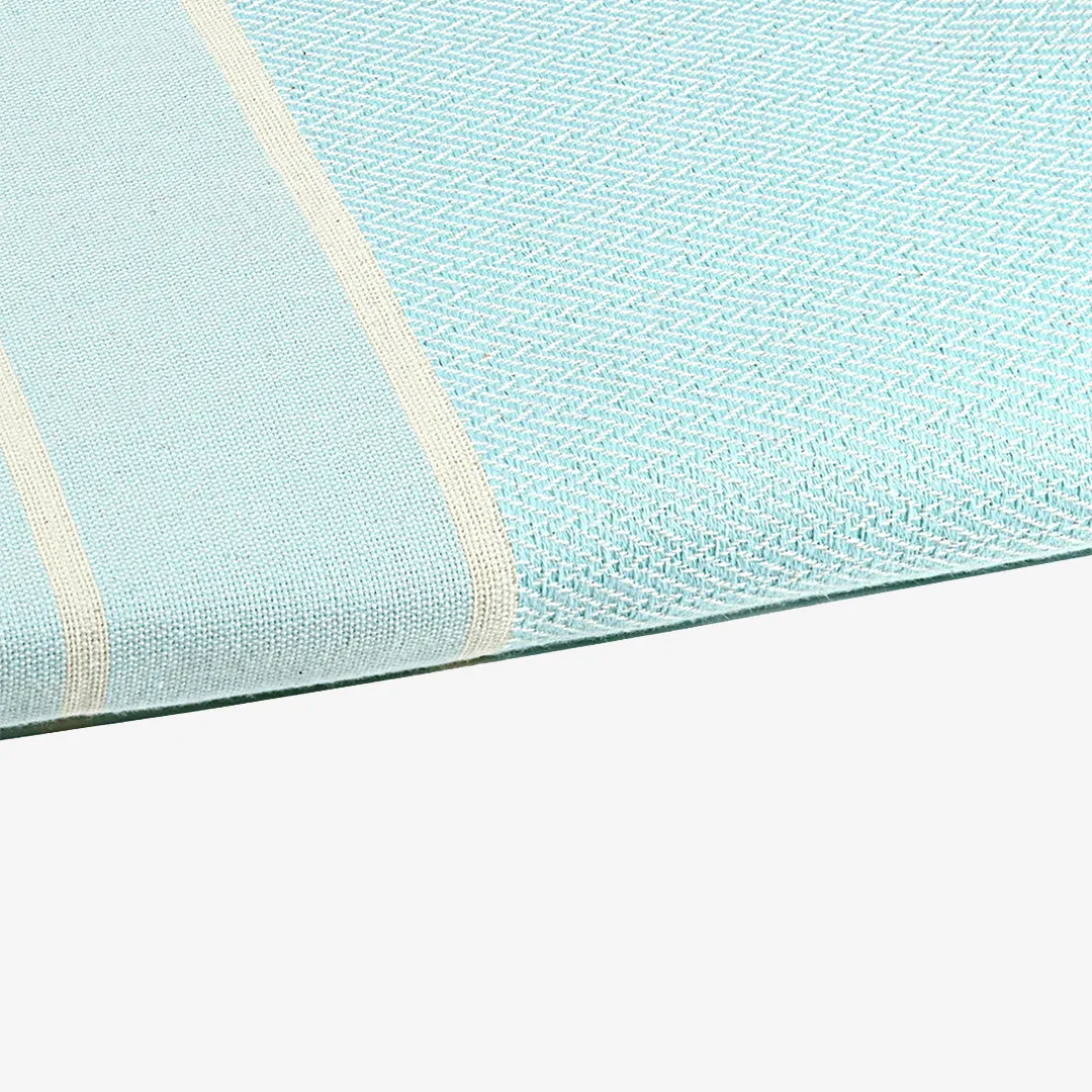 Aqua Herringbone Fouta