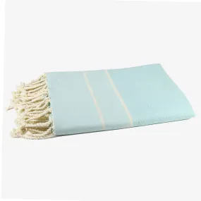 Aqua Herringbone Fouta