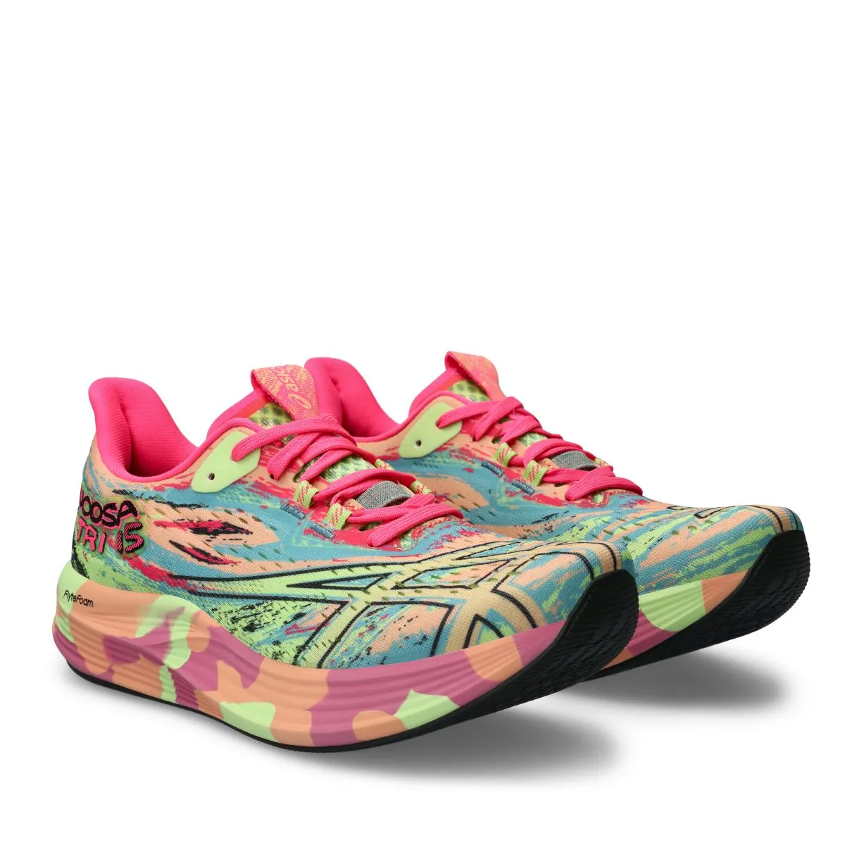 Asics Noosa Tri 15 Women Summer Dune Lime Green   