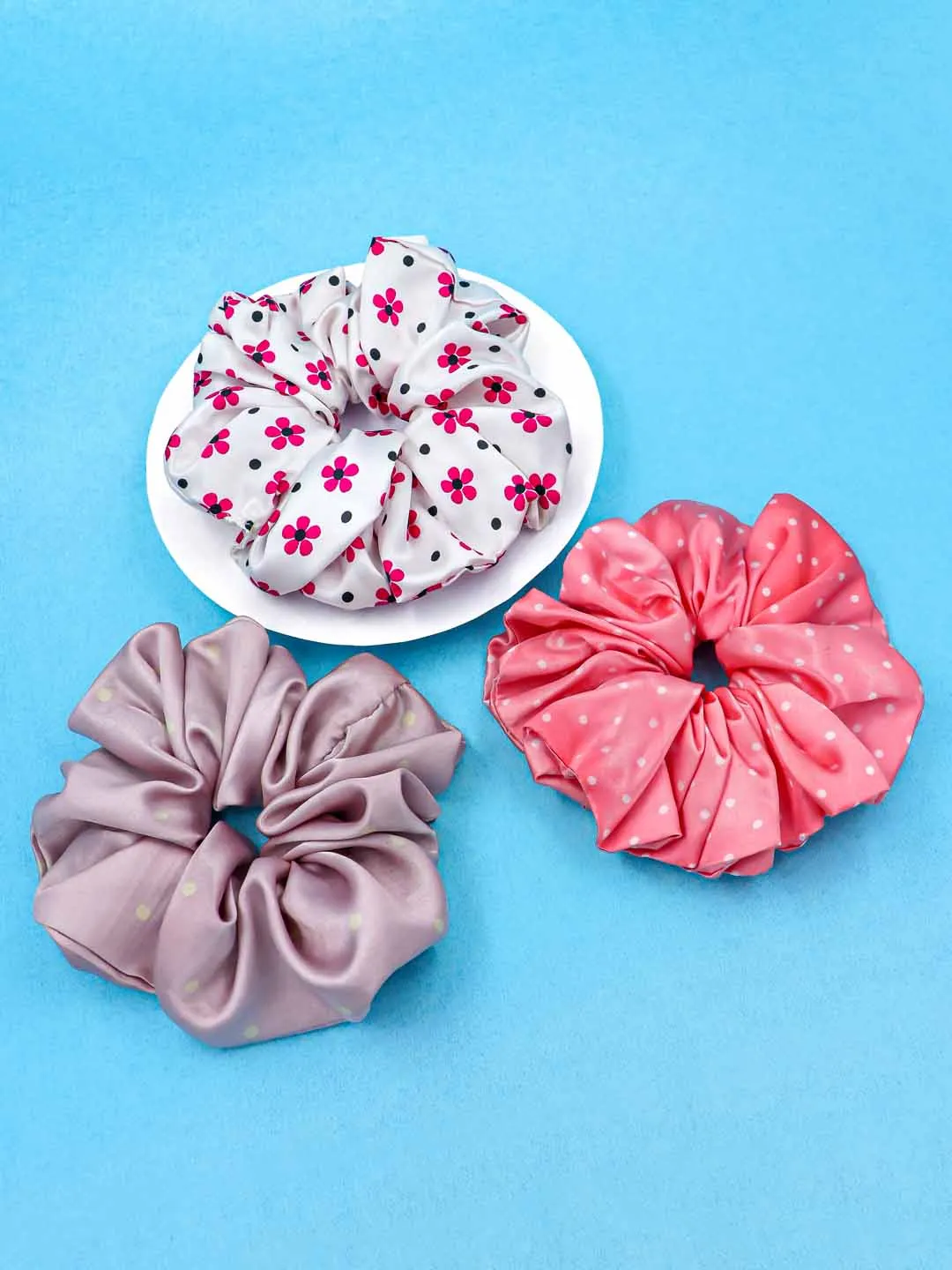 Assorted Scrunchies Set of 3 (Large)