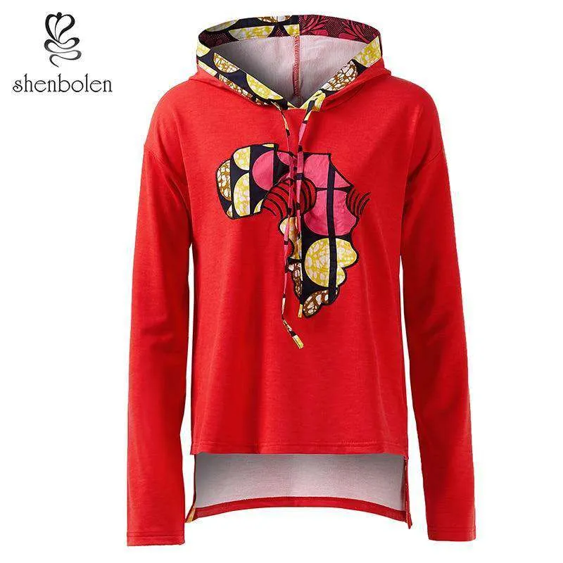 Autumn ankara Sweatshirt wax cotton fabric High Quality