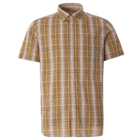 BARBOUR Carmet Short Sleeve Shirt Antique Yellow