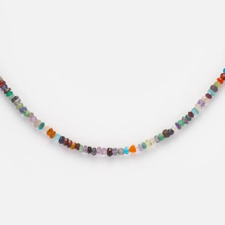 Beaded Gemstone Necklace