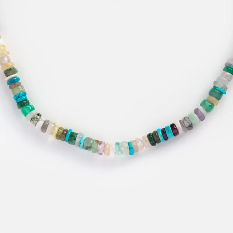 Beaded Gemstone Necklace