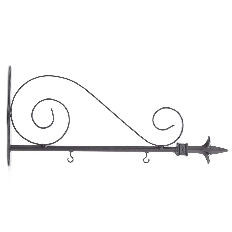 Black Metal Arrow Holder - 17.5 Inch