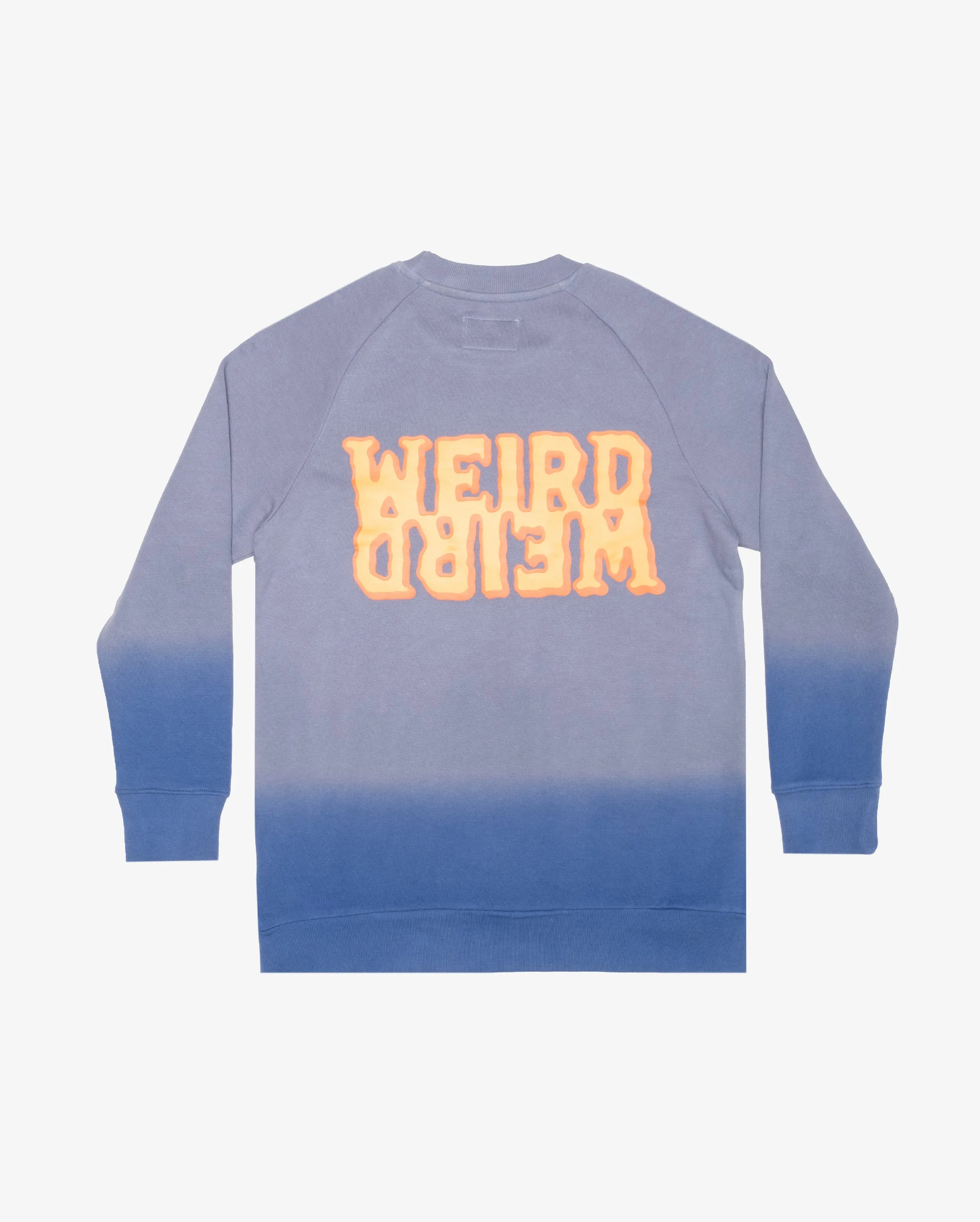 BOB Weird Blue Dip Dye Raglan Crew