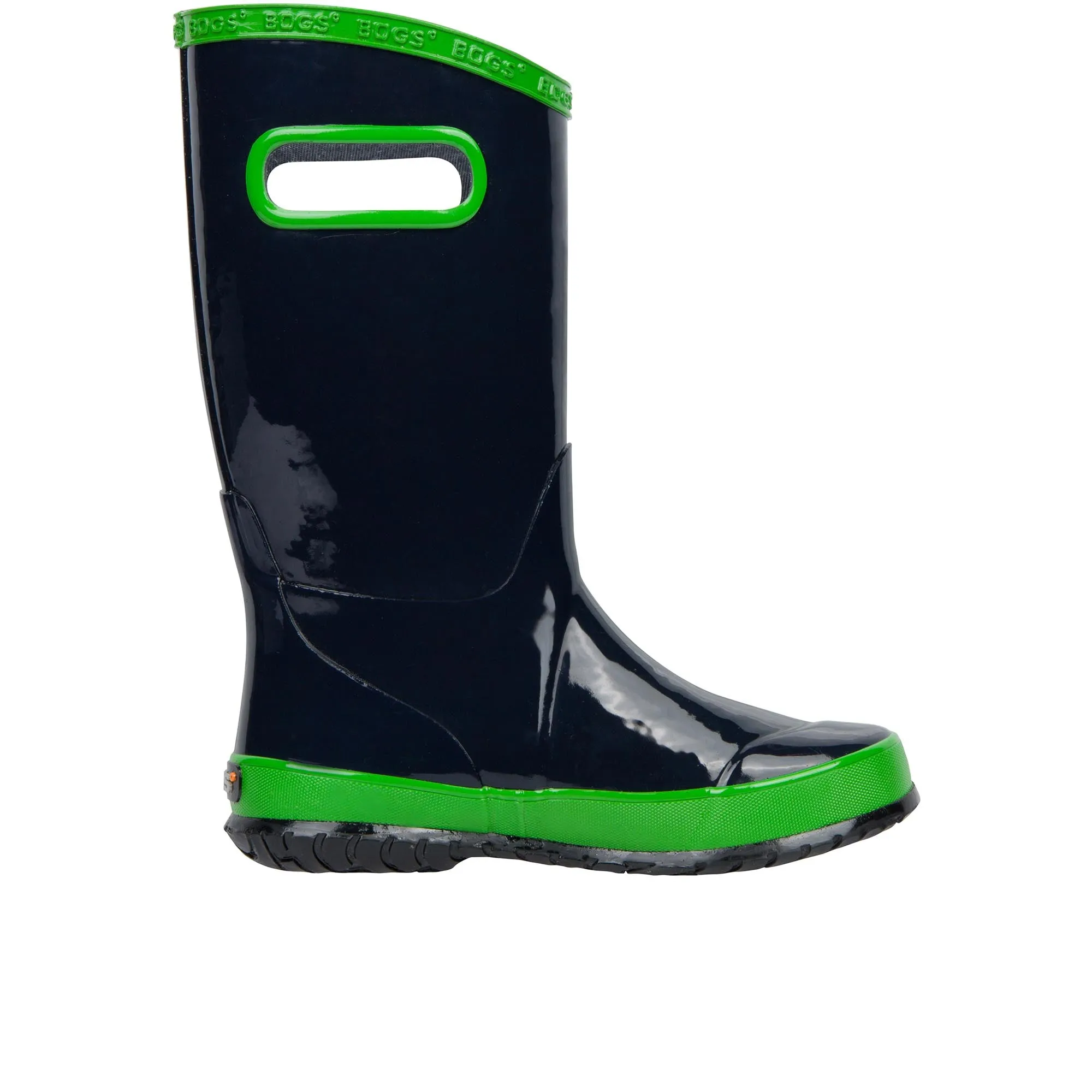 Bogs Childrens Rainboot Solid Navy Green