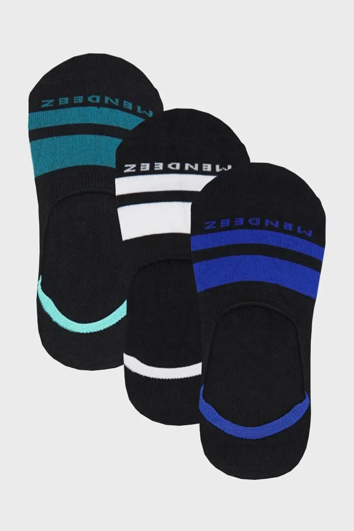 Bold No Show Socks - 3 Pack