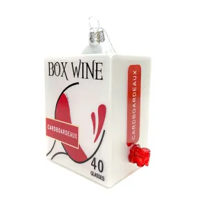 Boxed Wine Ornament