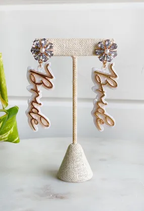 Bride Statement Earrings