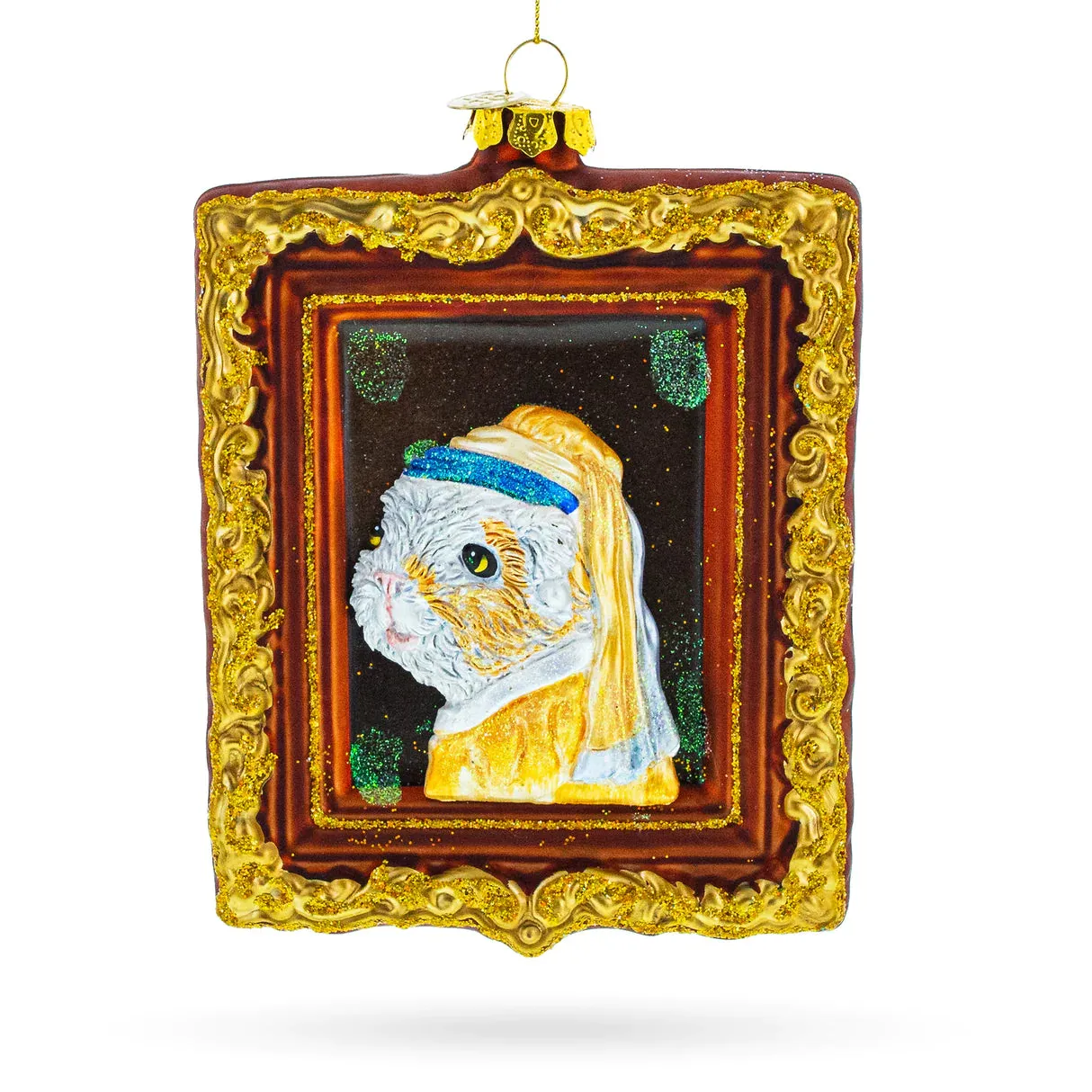 Bunny Girl with a Pearl Earring Ornament