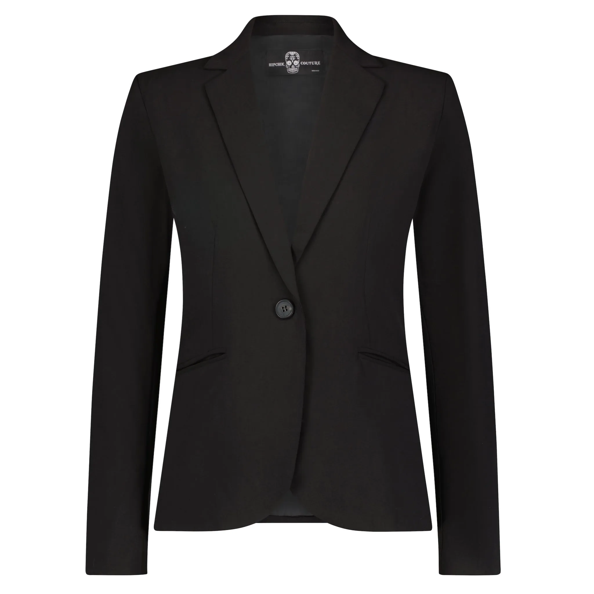 Butterflies Lines Blazer - Black