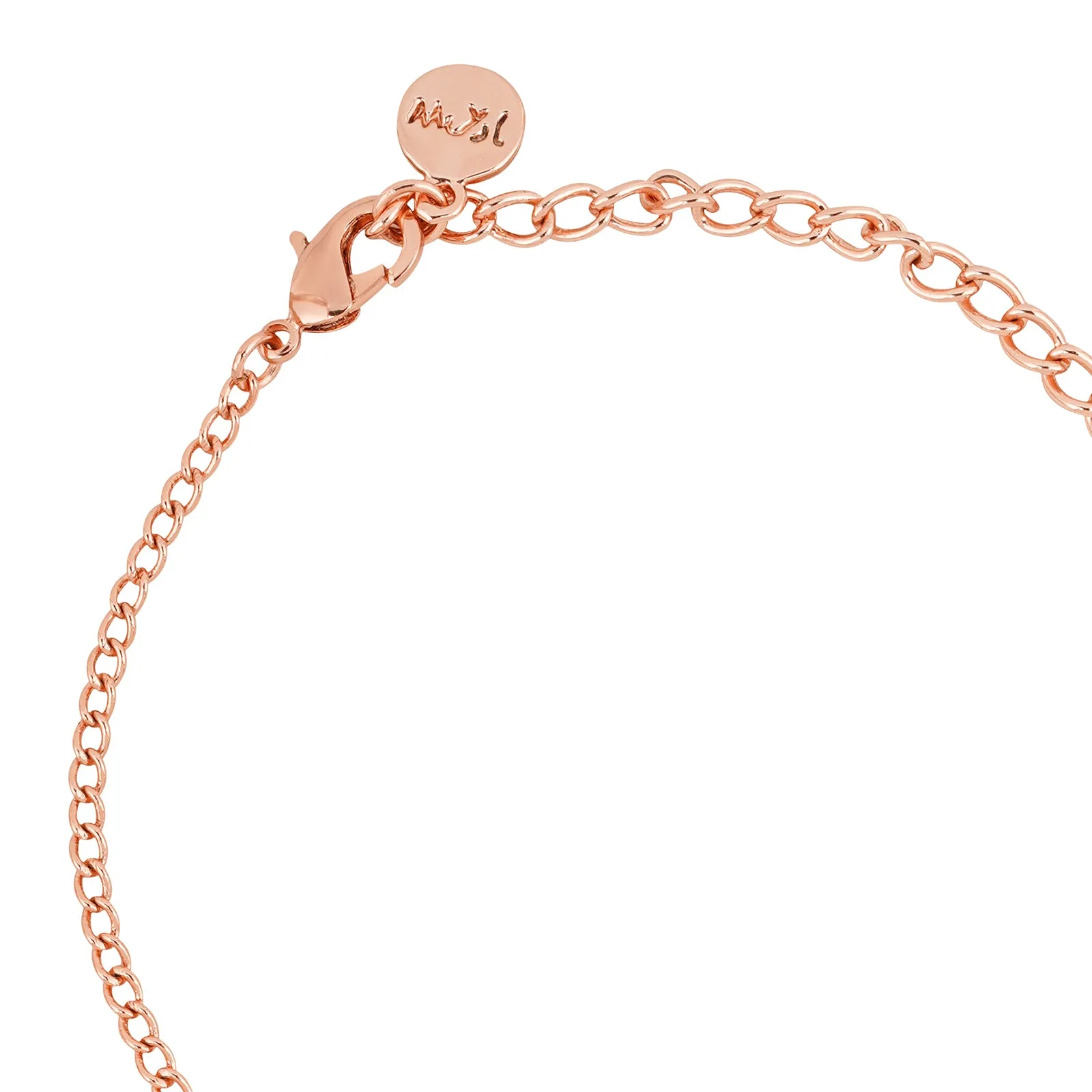 Butterfly Rhinestone Rose Gold Bracelet Charm