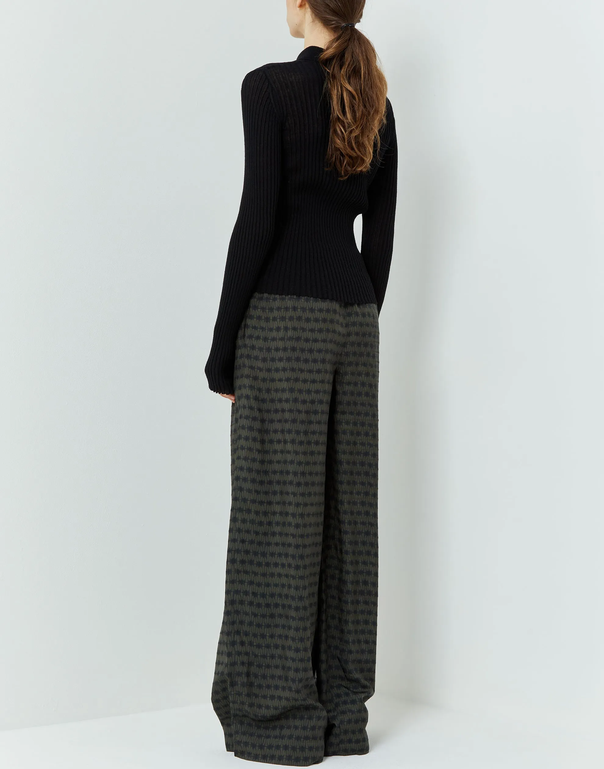 Buzz Wire Silk Blend Pisha Trousers