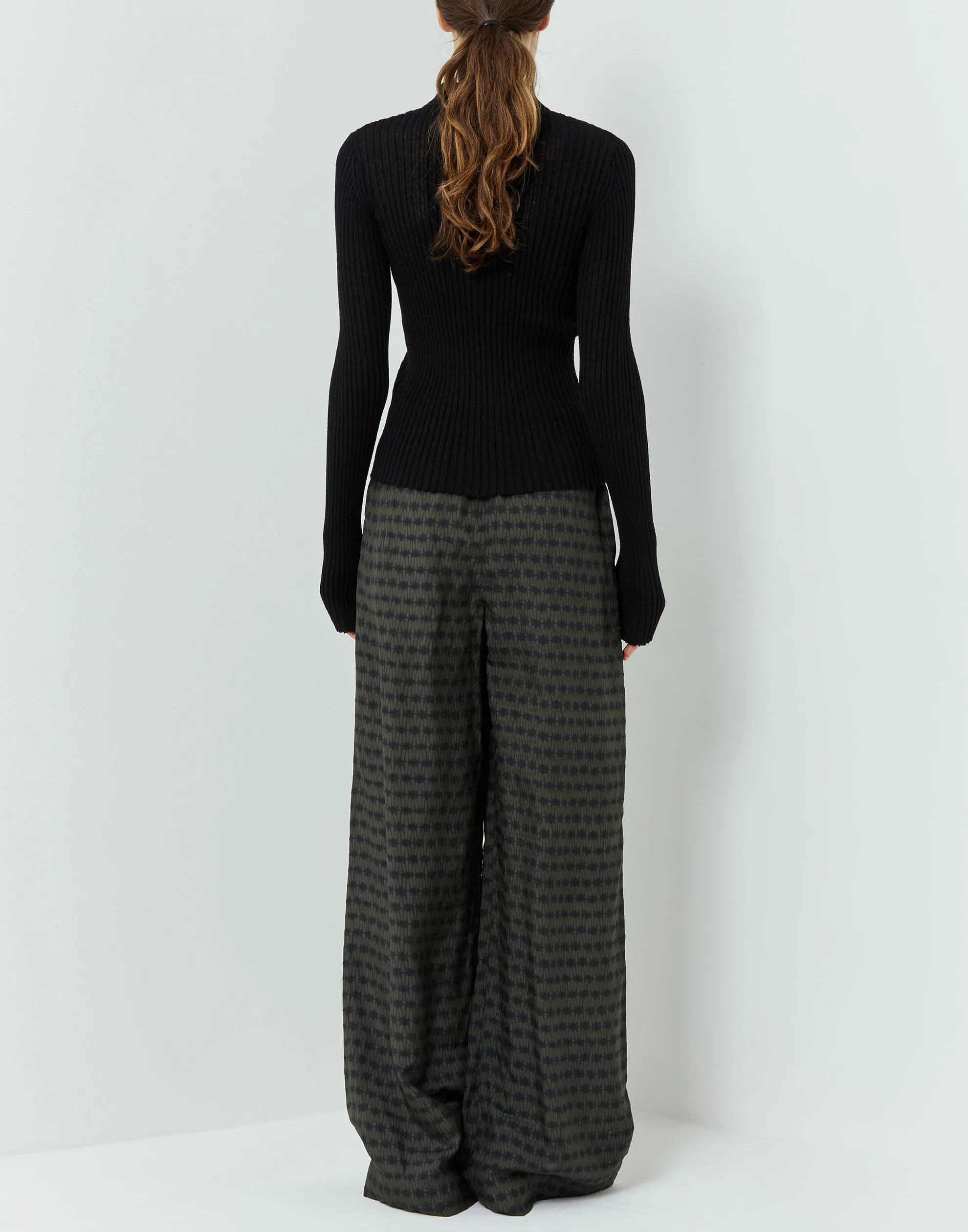 Buzz Wire Silk Blend Pisha Trousers