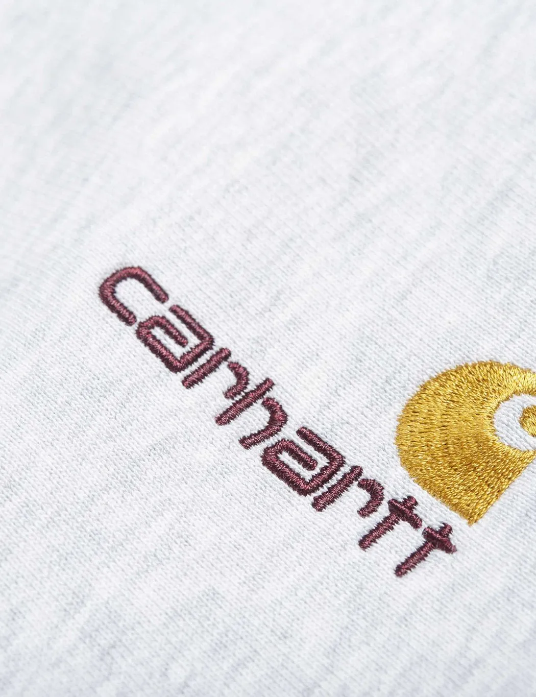 Carhartt-WIP American Script Hooded Sweatshirt - Ash Heather