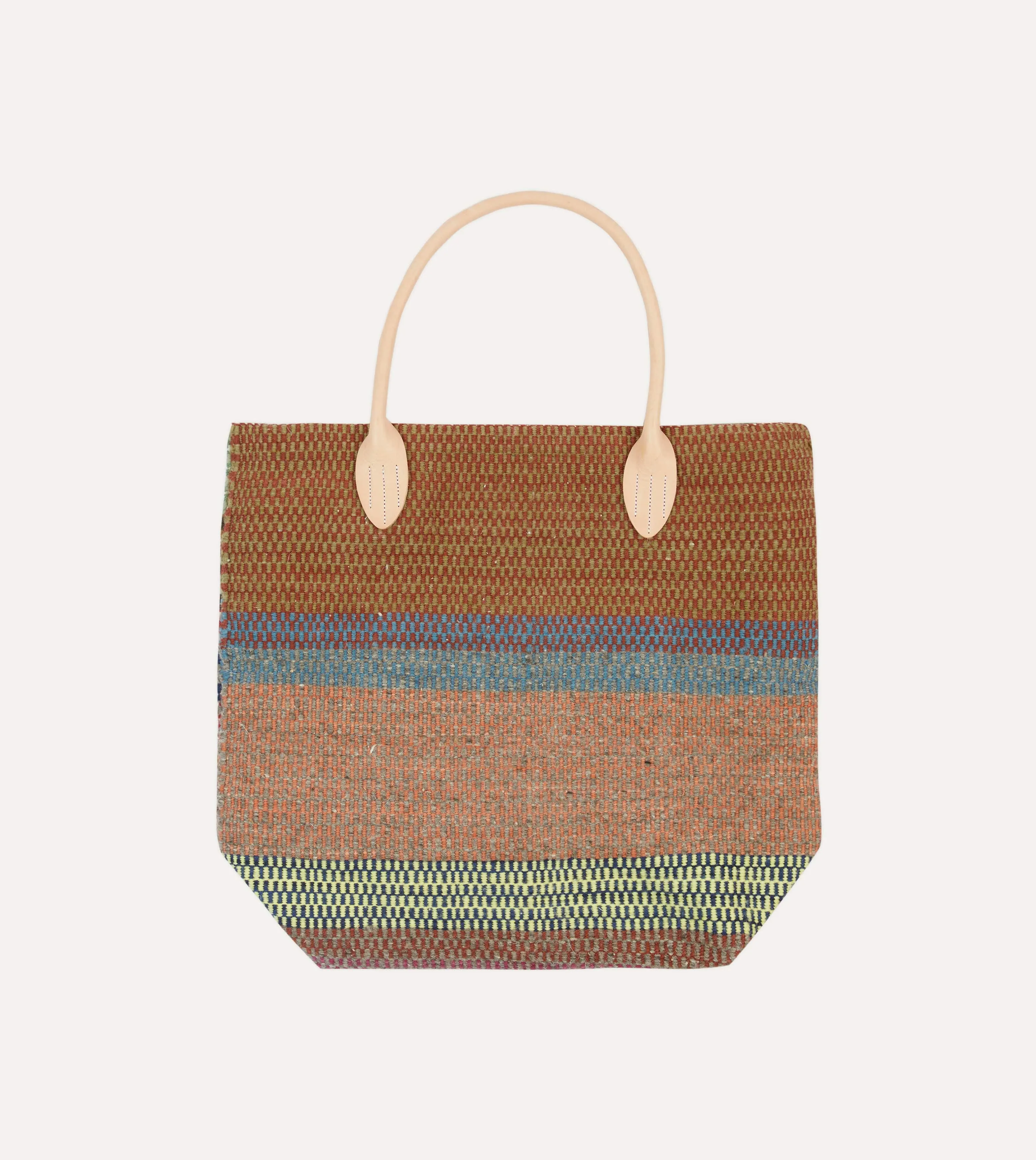 Chamula Stripe Wool Blanket Tote