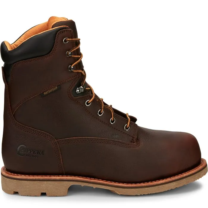 Chippewa Men's Serious  8 Comp Toe WP Metguard PR Lace-Up Work Boot - 72311