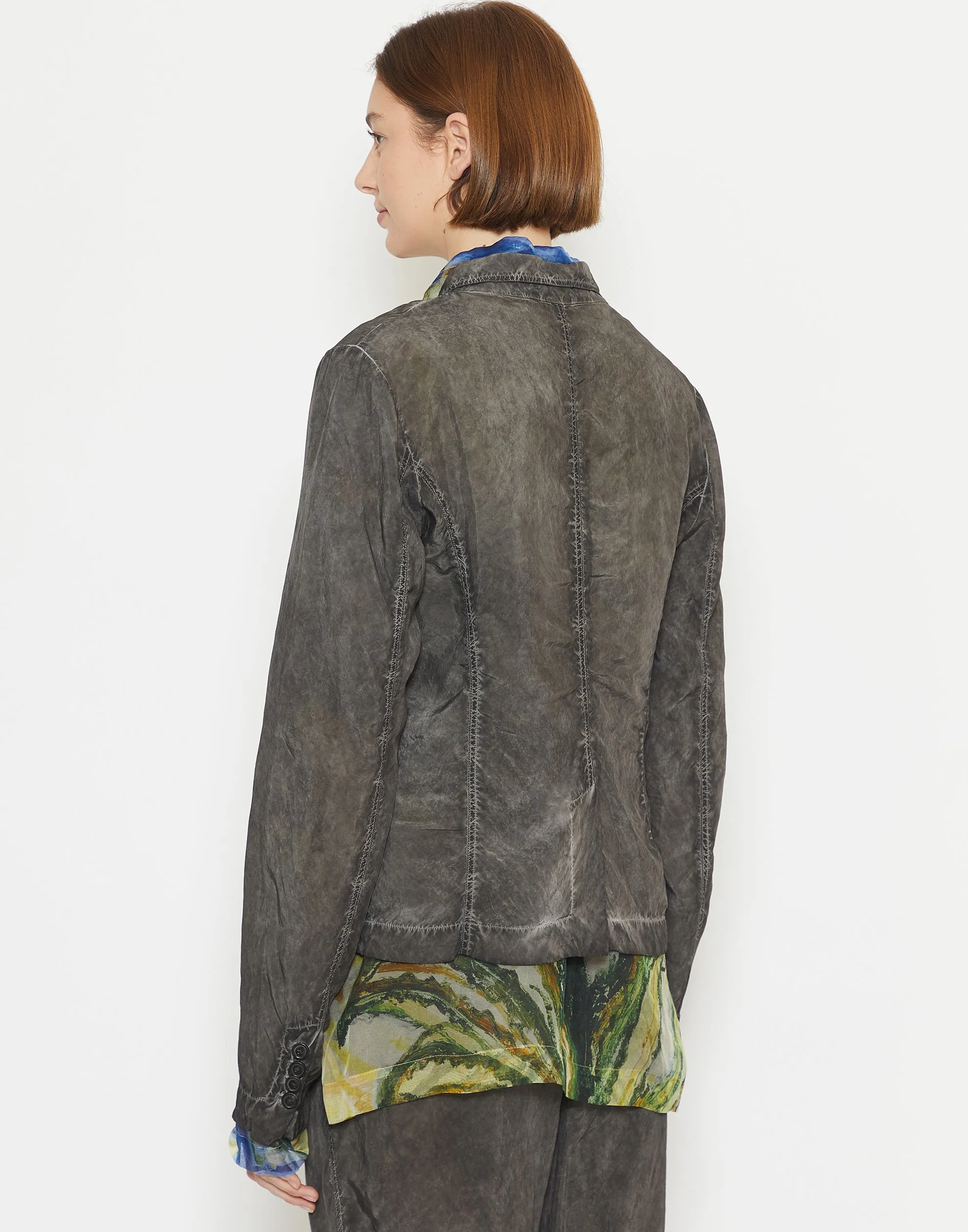 Coal Cloud Cupro Jacket