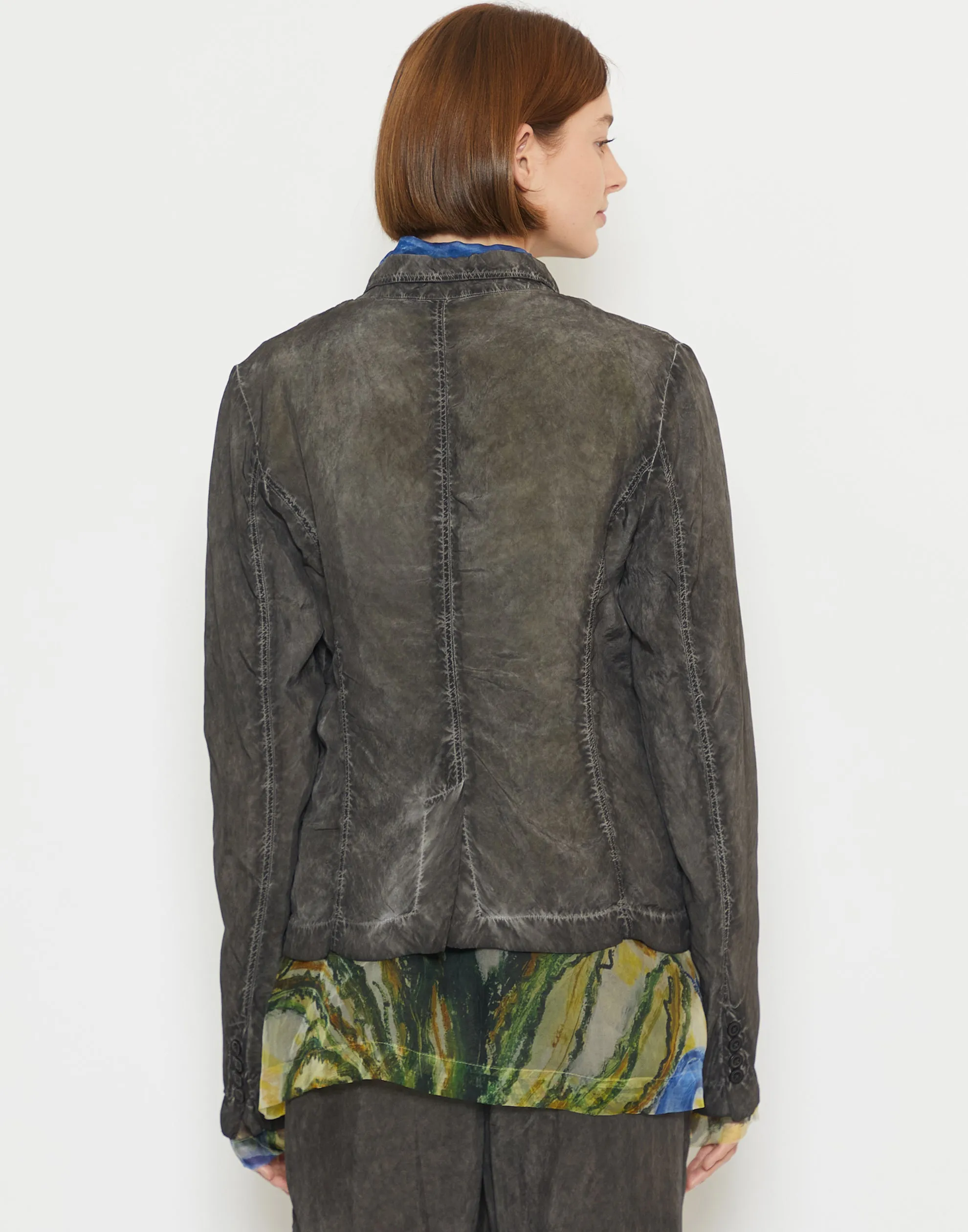 Coal Cloud Cupro Jacket