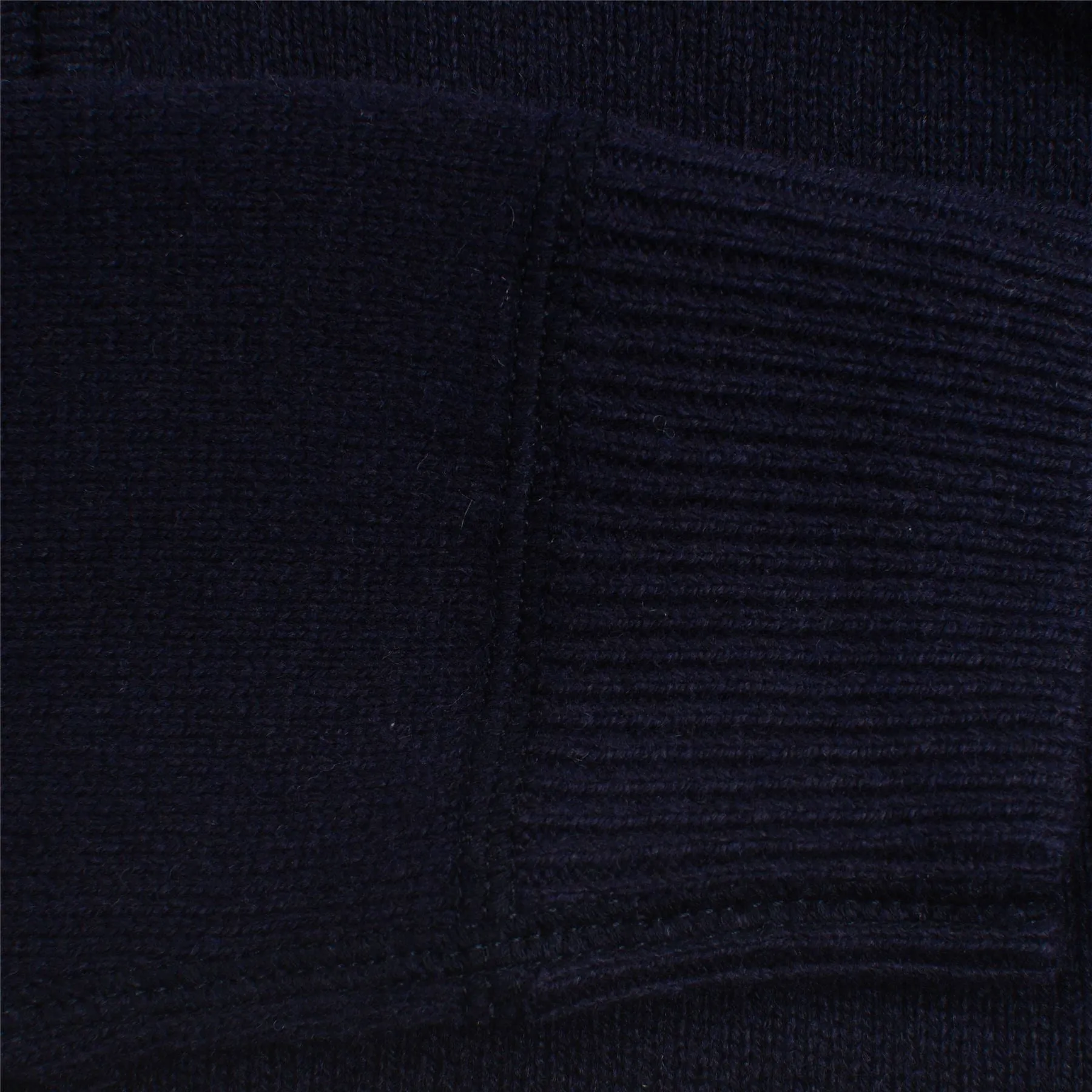 Collin Cashmere Wool Half Zip JL Navy - AW22