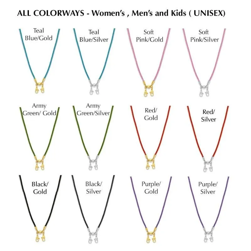 Convertible Cord Necklace For Eyewear ( UNISEX) Women's, Men's, Kids