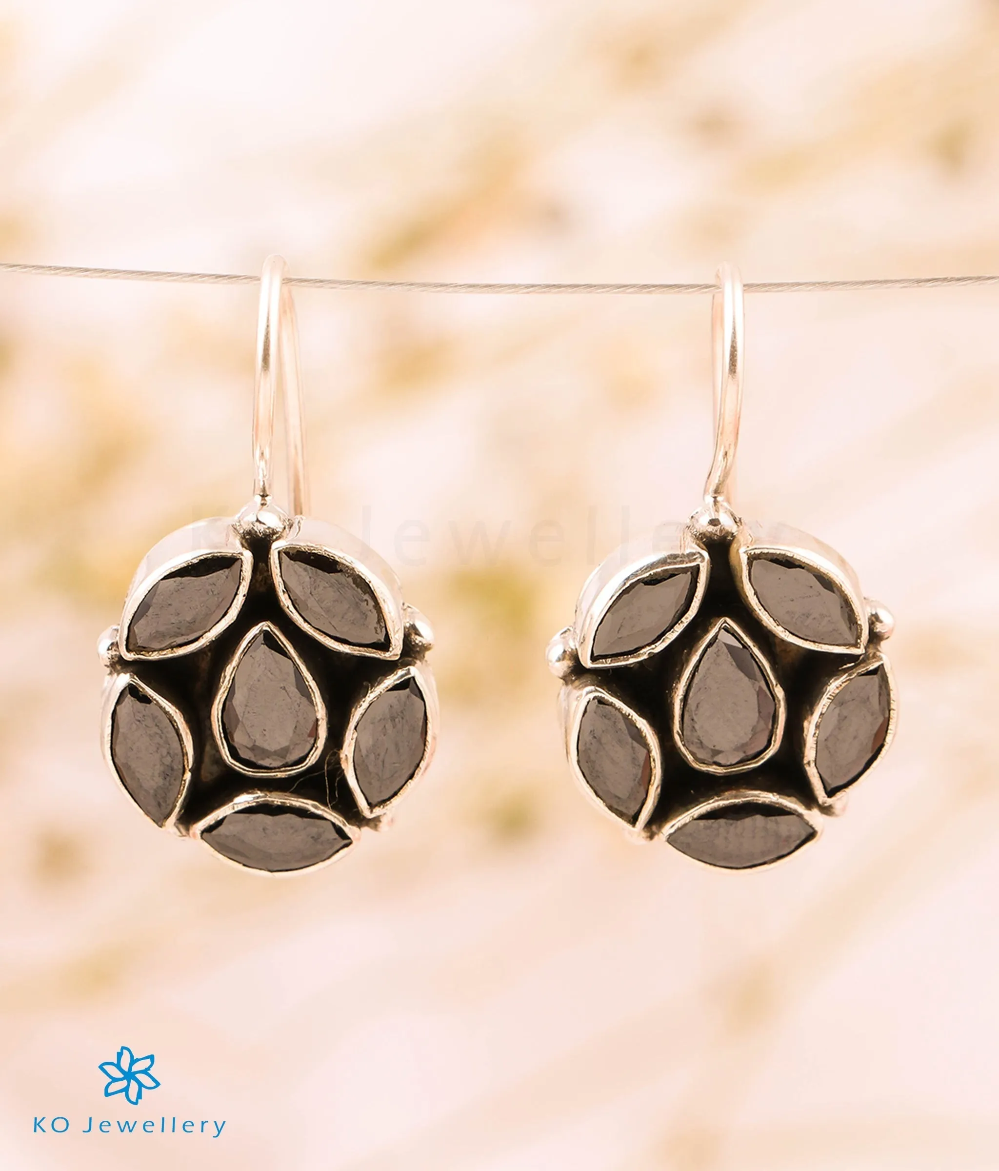 Copy of The Pramud Silver Gemstone Earrings (Multicolour)