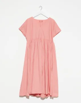 Coral Cotton Poplin Flossie Dress