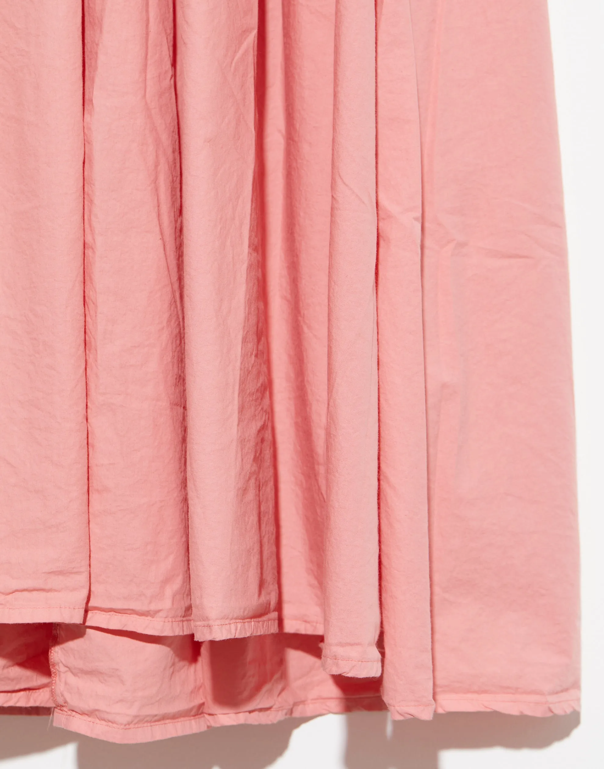 Coral Cotton Poplin Flossie Dress