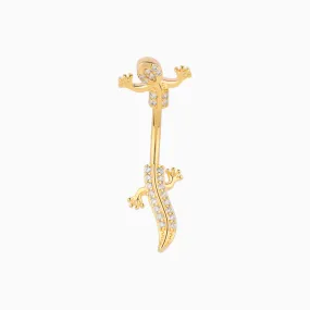 Cute Gecko Belly Ring