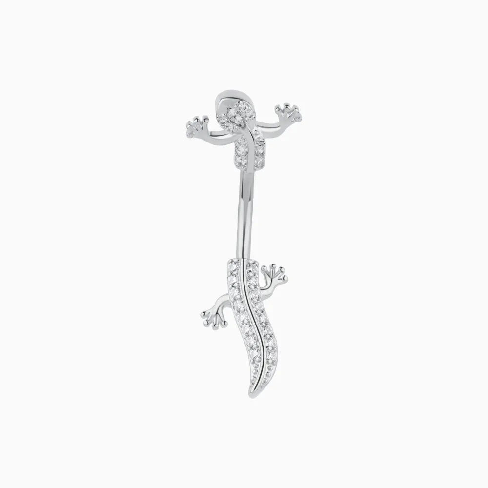 Cute Gecko Belly Ring