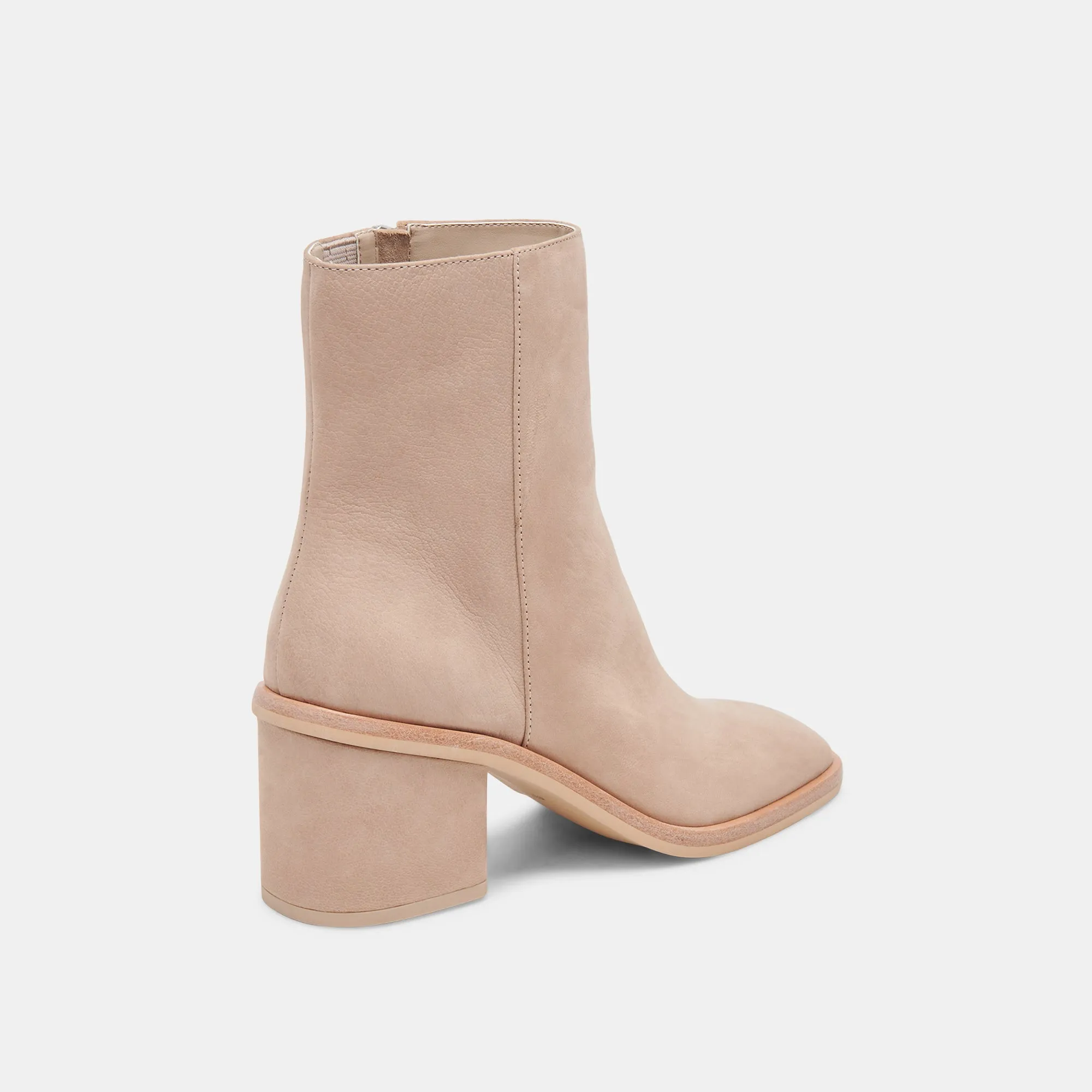 DAPPER BOOTIES TAUPE NUBUCK