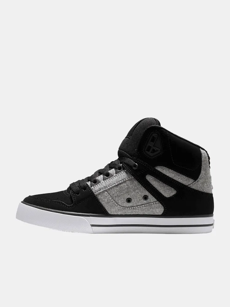 DC Pure High Top - Black / Battleship / Armor