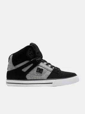 DC Pure High Top - Black / Battleship / Armor