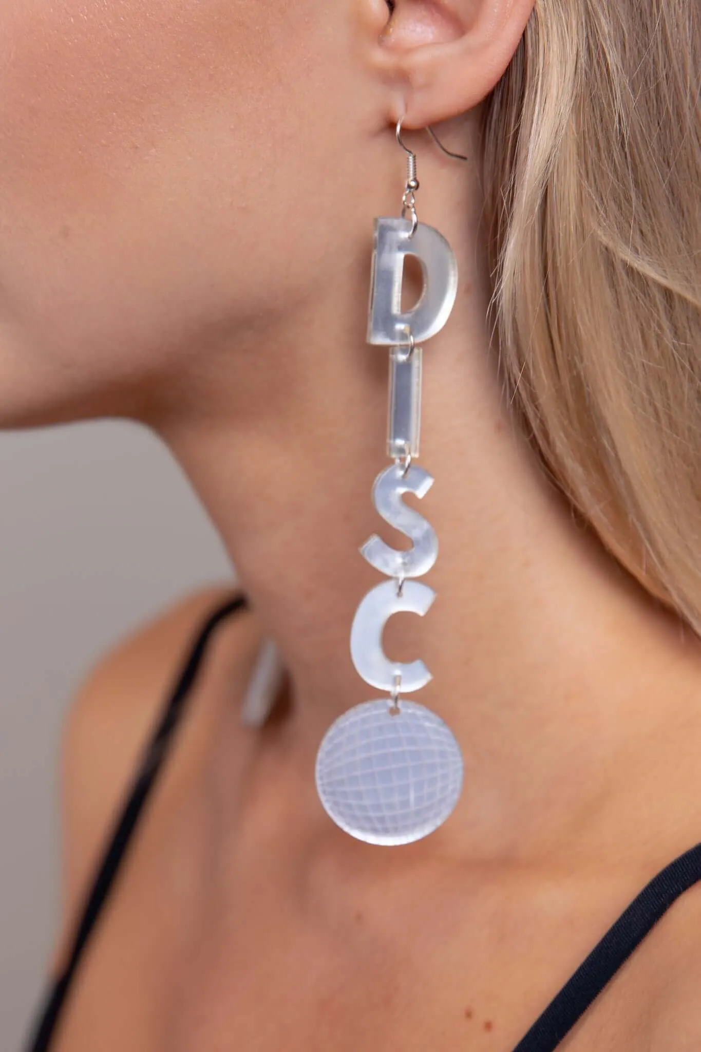 Disco Acrylic Earrings