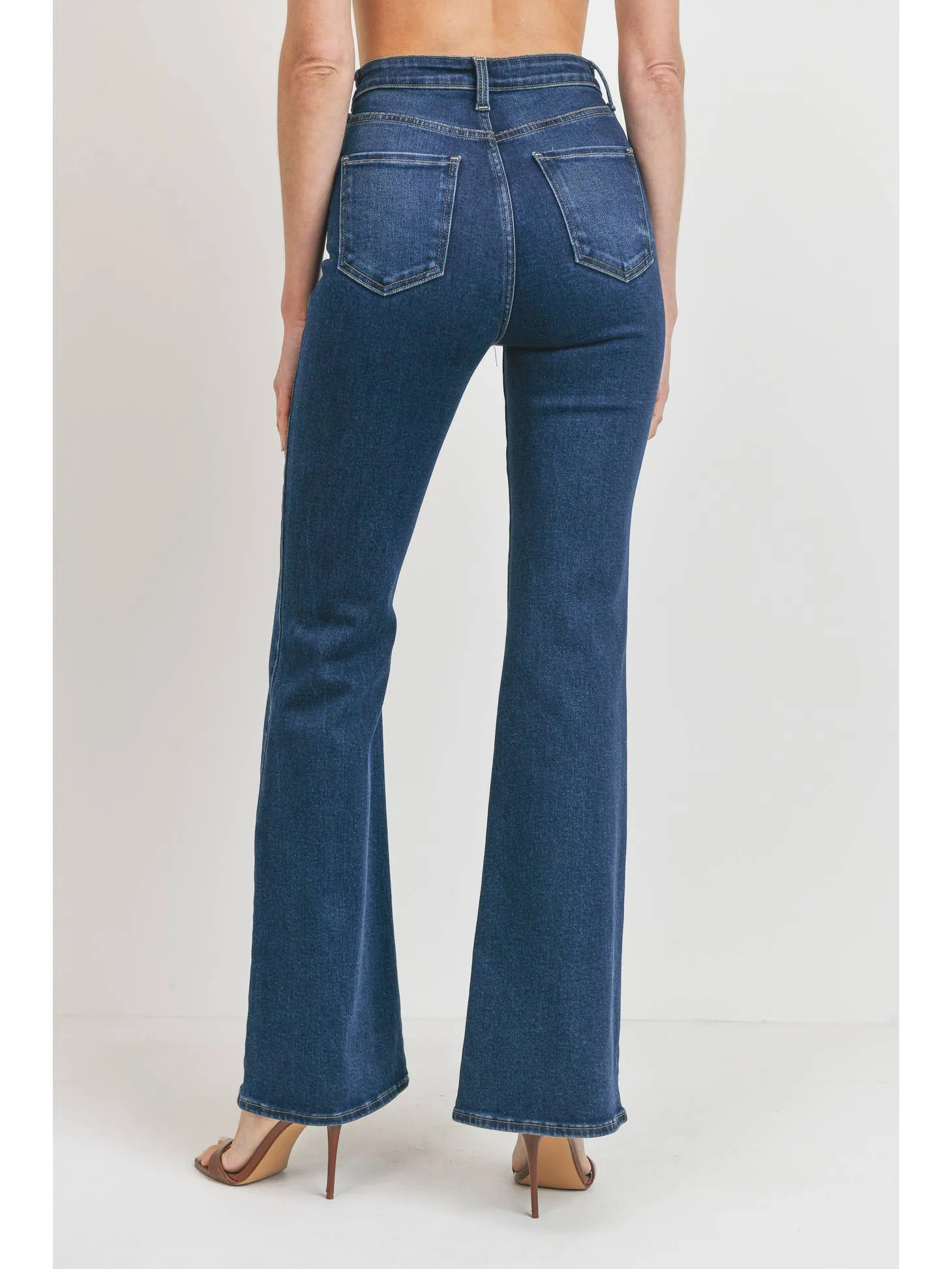 Donna Clean Bell Bottom Denim