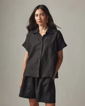 Easy Linen Shirt - Meteorite