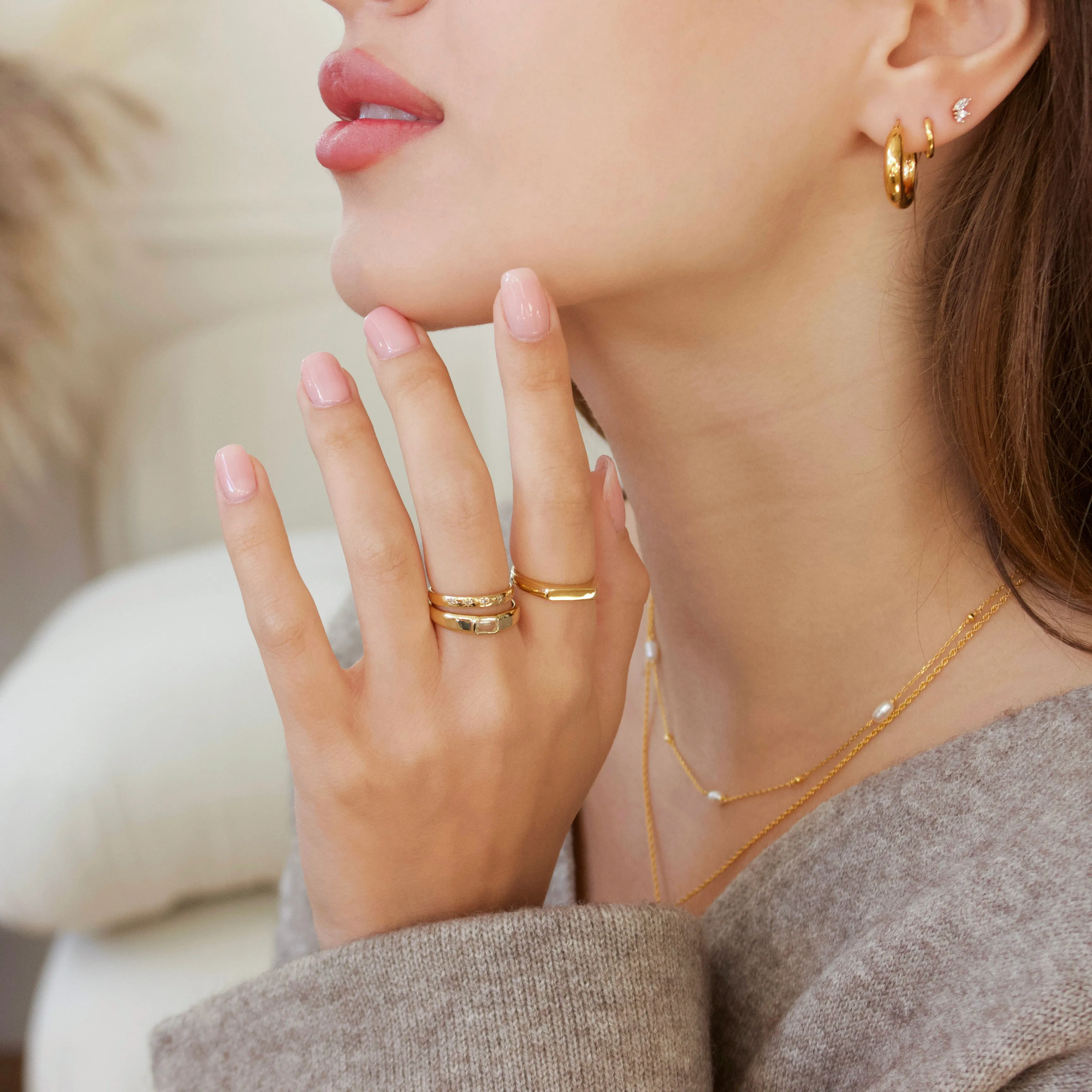 Engravable Vintage Signet Ring