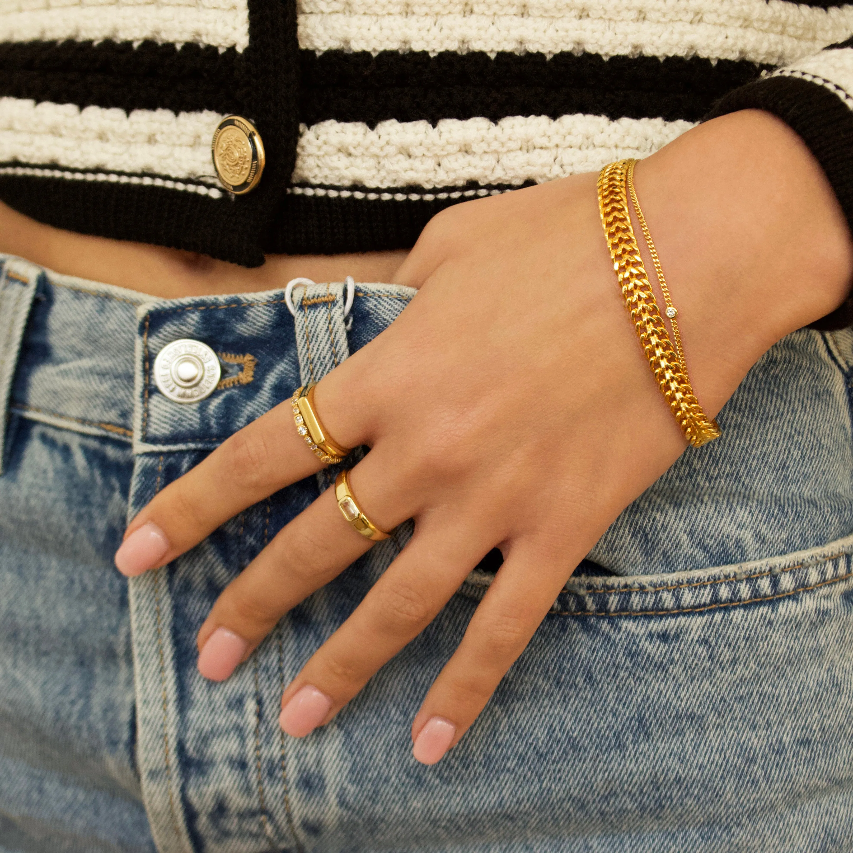 Engravable Vintage Signet Ring