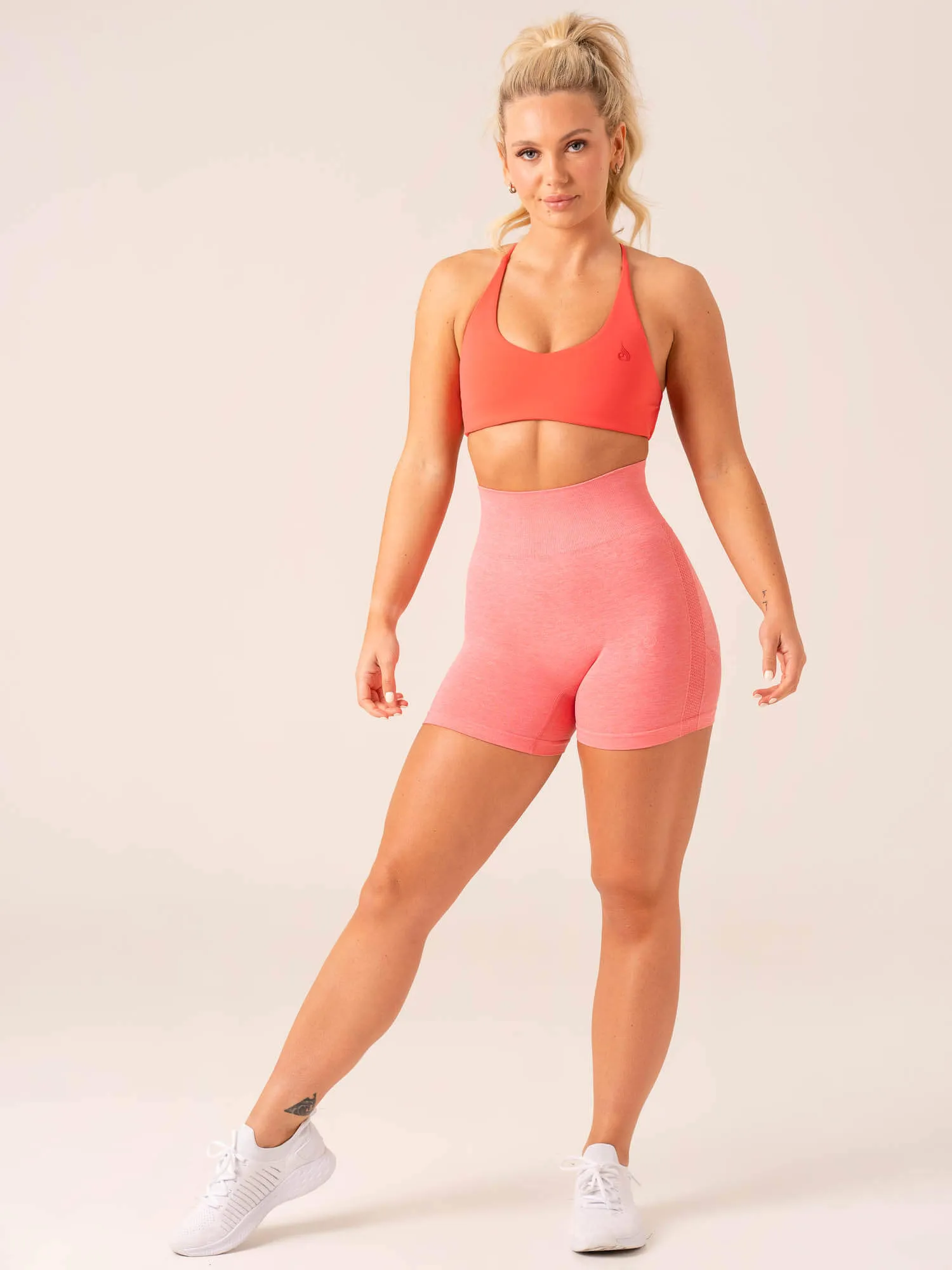 Evolve Seamless Shorts - Coral Marl