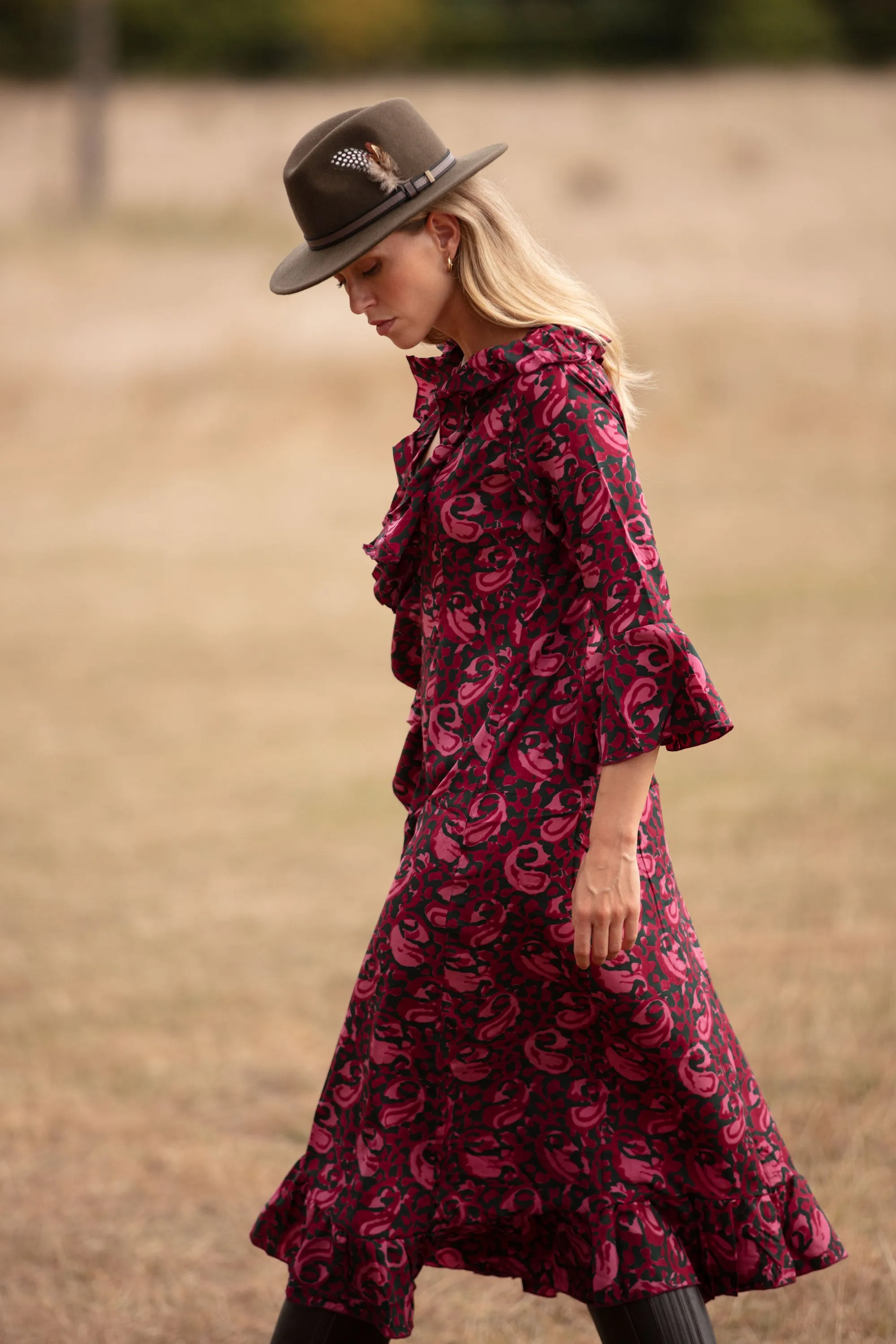 Felicity Midi Dress in Candy Floss Swirl