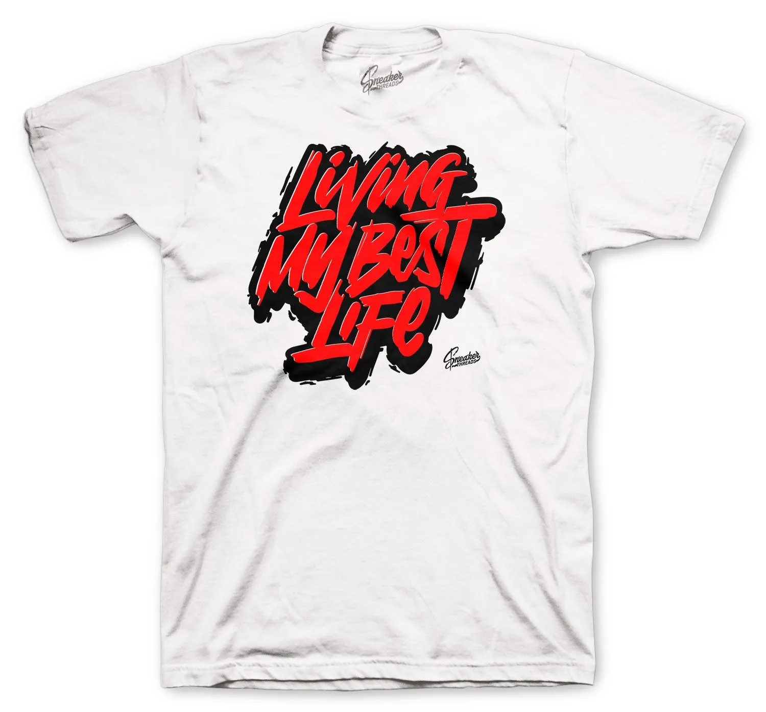 Foam Pro White/Black Shirt - Living Life - White