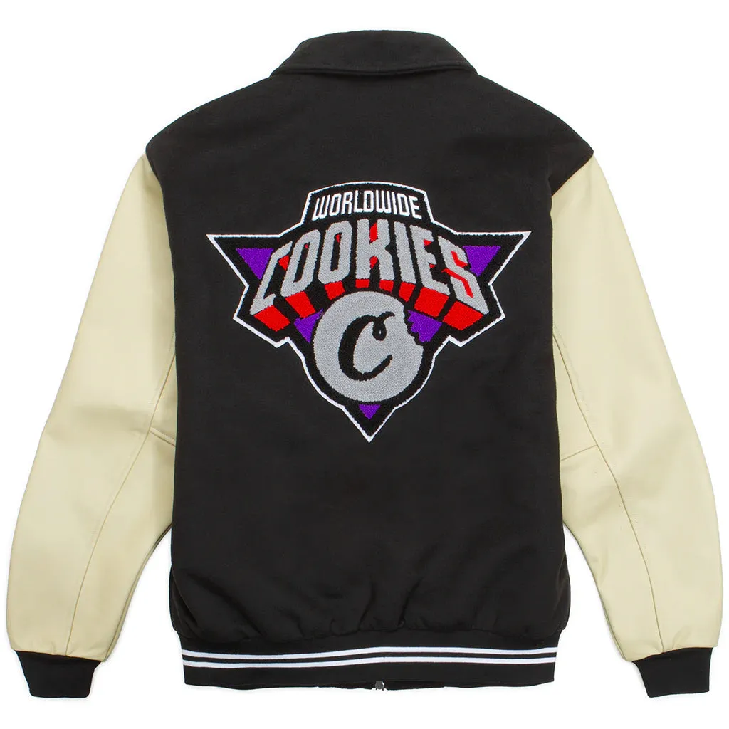 Full Clip Melton Varsity Jacket