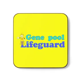 Gene Pool Lifeguard - 1 piece Hardboard Back Coaster